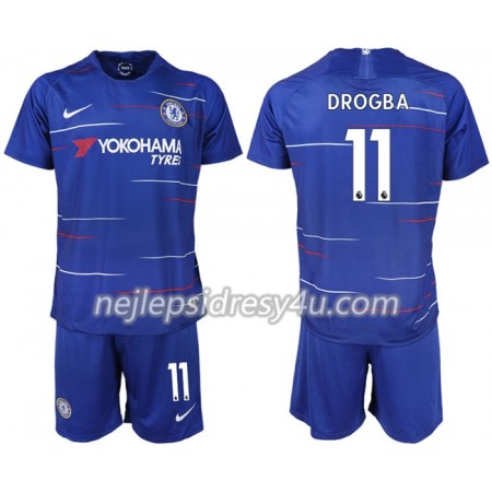 Fotbalový Dres Chelsea DROGBA 11 Dětské Domácí 2018/19
